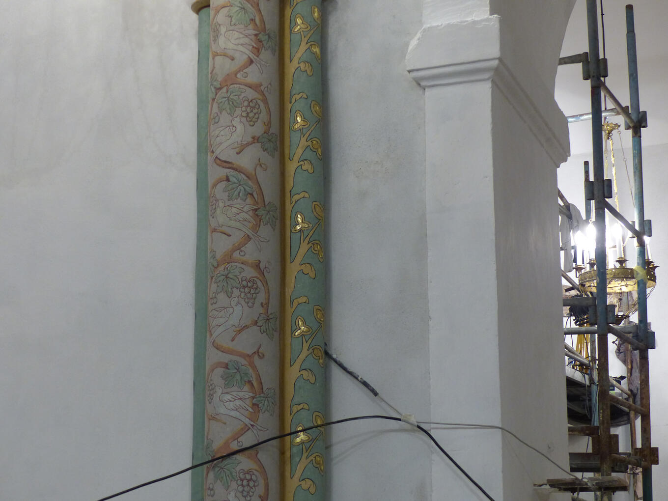 Colonnes église Saint-Lon-les-Mines