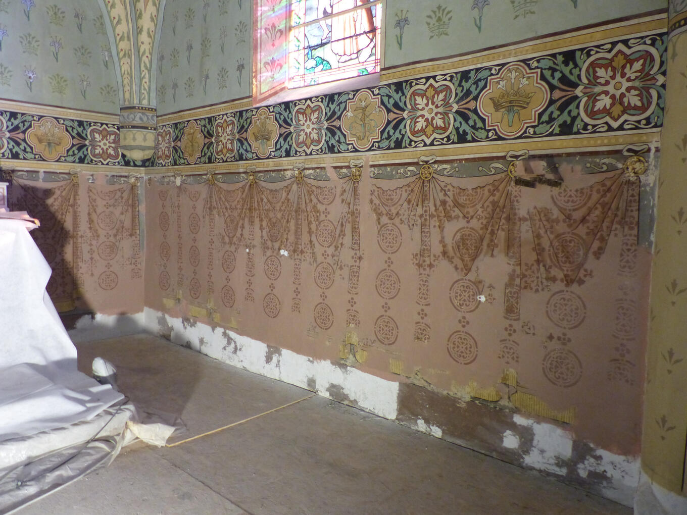 Drapé avant restauration Onnesse et Laharie