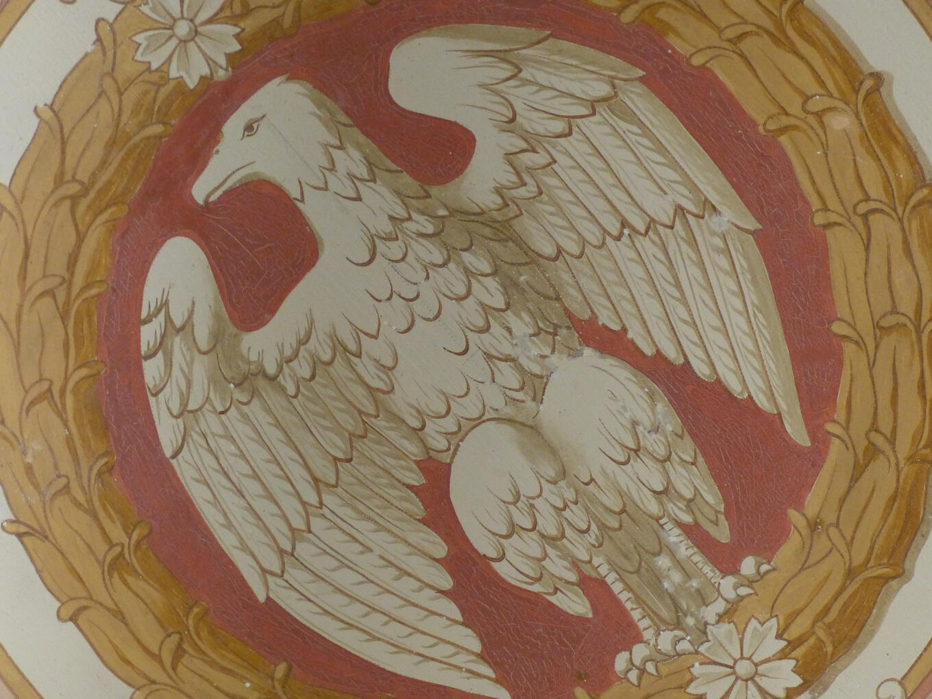 Aigle plafond - maison Jean Rameau le Portaou